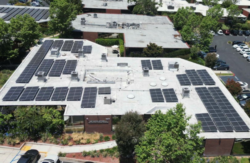 Commercial solar installation in Newport Beach, The Saywitz Company — National Energy Installers