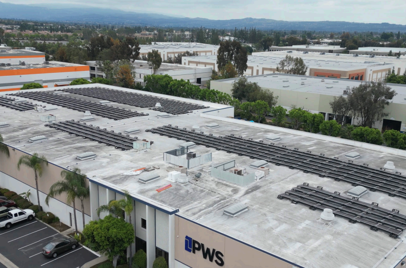 Commercial solar installation in Brea, Pacific Western Sales — National Energy Installers