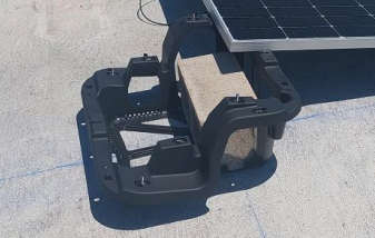 Non-penetrating IronRidge ballast system for commercial solar, Brea, California — National Energy Installers