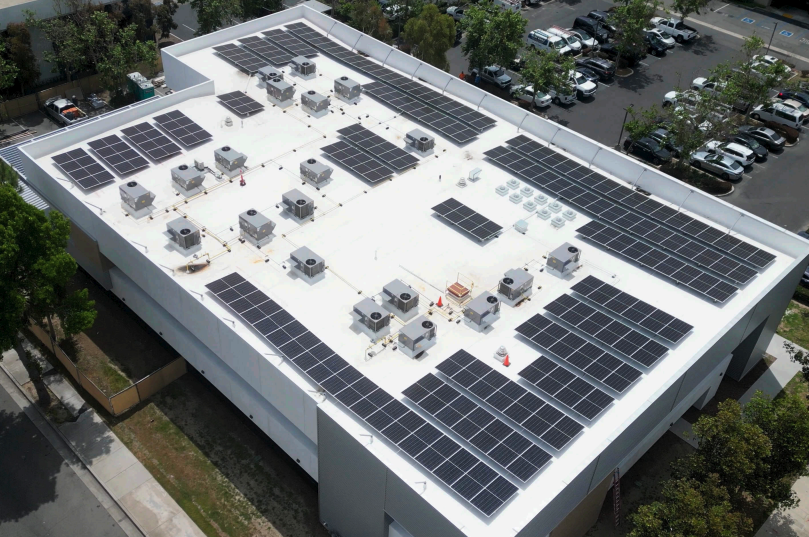 Commercial solar installation in Santa Ana, AGI General Contracting — National Energy Installers