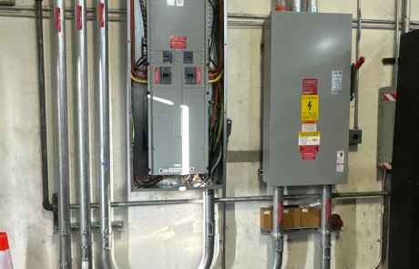Power panel install at US Motor Works